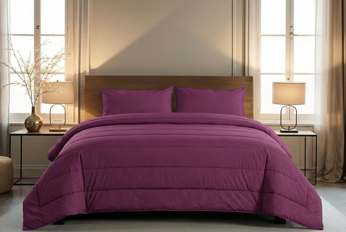 Zelesta Comfort Uni 4-Season Bettdecke - Bordeaux