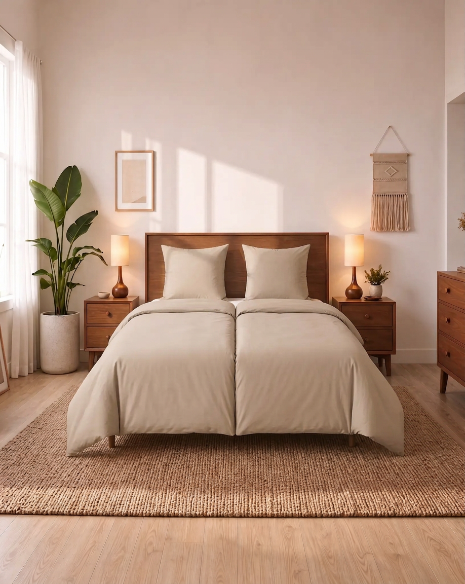 Zelesta Comfort Uni No Stitch Bettdecke - Beige