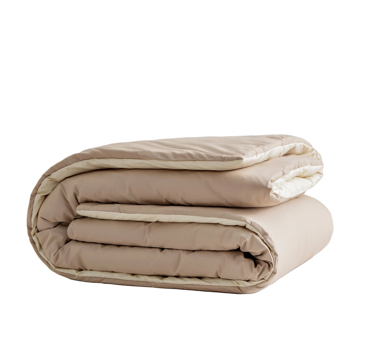 Zelesta Pure Duo No Stitch Baumwolle Bettdecke - Grau & Cremefarben
