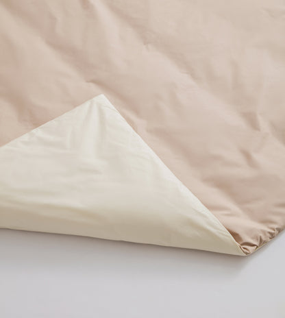 Zelesta Pure Duo No Stitch Baumwolle Bettdecke - Grau & Cremefarben