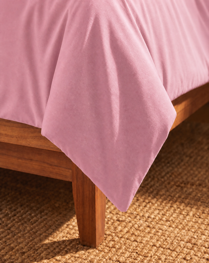 Zelesta Comfort Uni No Stitch Bettdecke - Altrosa