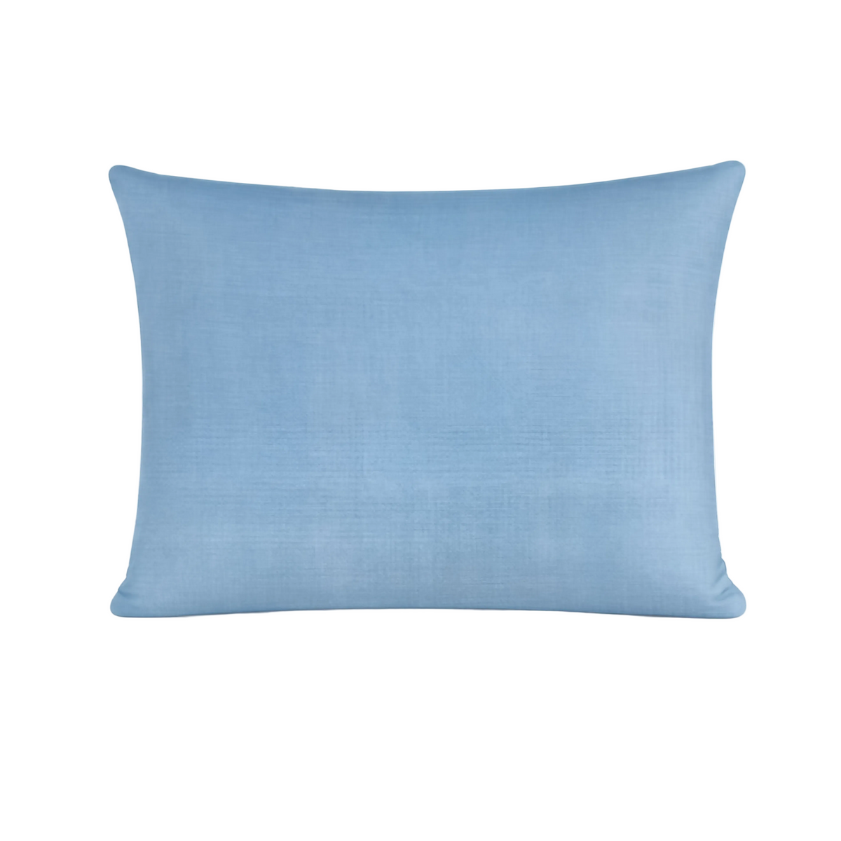 Zelesta Comfort Uni No Stitch Kissenbezüge Set von 2 - Eisblau