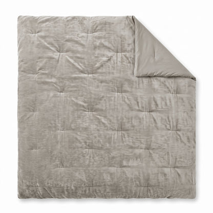 Zelesta Special Jersey Chenille Bettdecke - Metallgrau