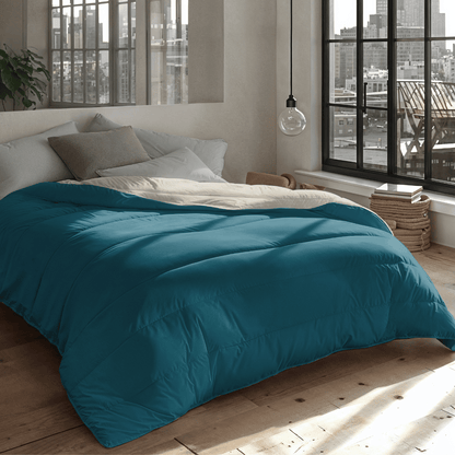 Zelesta Royalbed Light - Petrol & Sand Beach