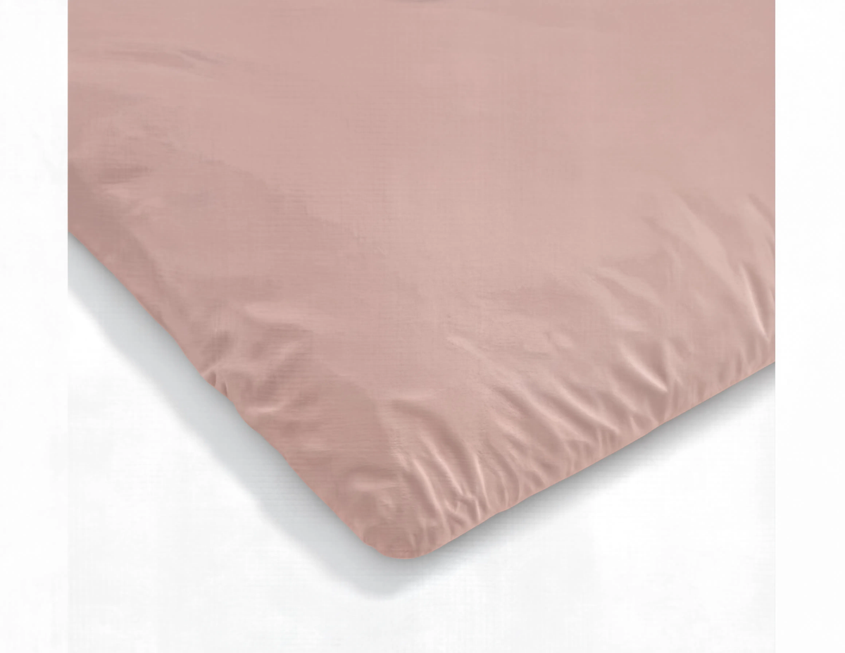 Zelesta Pure Uni No Stitch Baumwolle Bettdecke - Nebelrosa