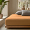 Musselin Spannbettlaken - Taupe
