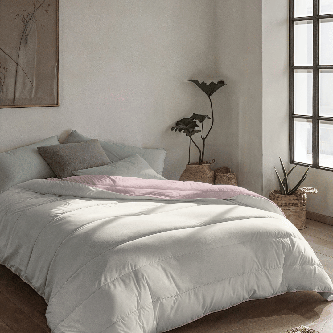 Stimmungsbild vom Zelesta Royalbed - Pastellrosa & Creme