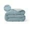 Zelesta Pure Duo Baumwolle Bettdecke - Graublau & Hellblau