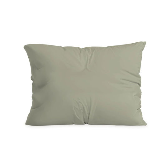 Zelesta Pure Duo Baumwolle Kissenbezüge Set von 2 - Graugrün
