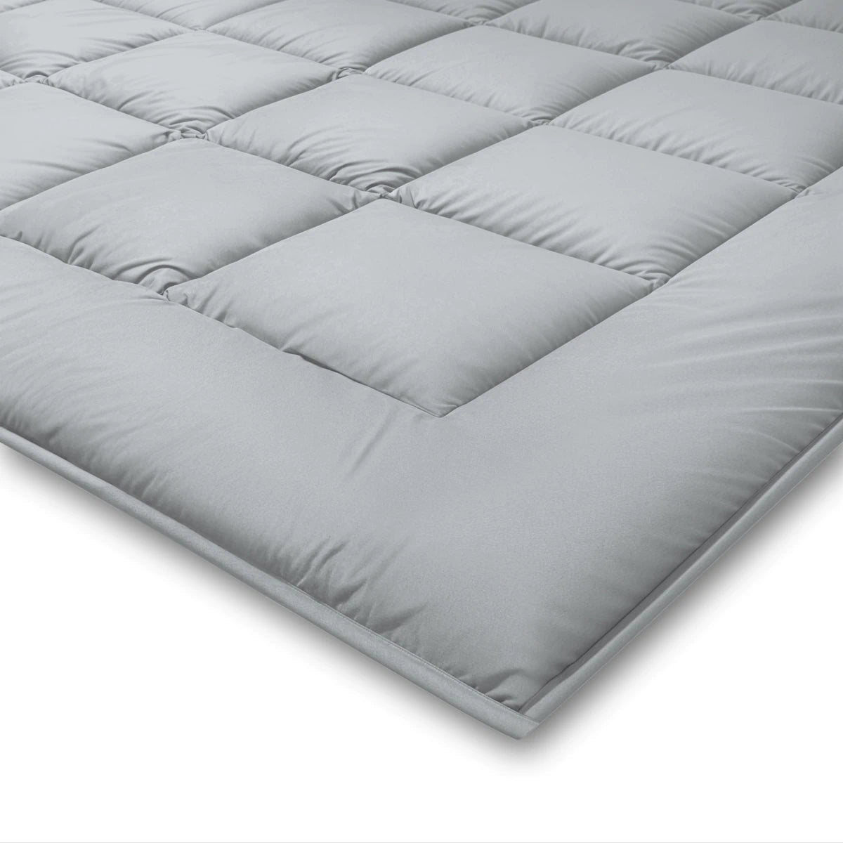 Zelesta Pure Duo Baumwolle Bettdecke - Hellgrau & Buttergelb