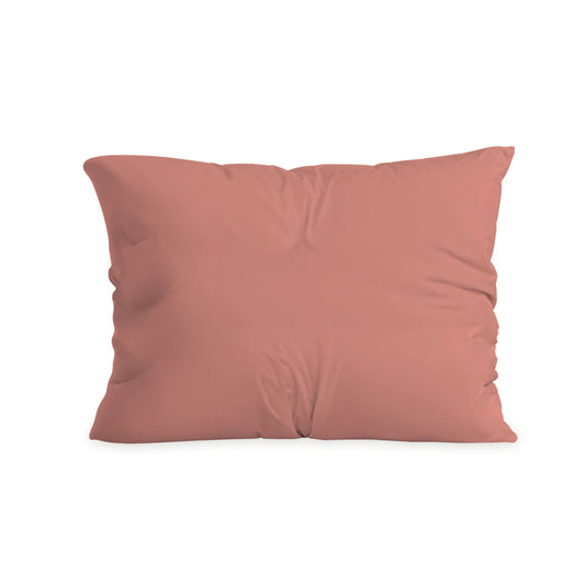Zelesta Pure Duo Baumwolle Kissenbezüge Set von 2 - Terrakottarosa