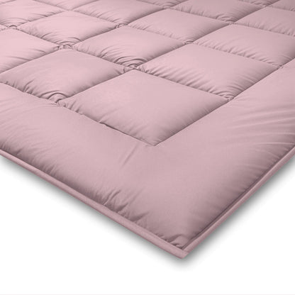 Zelesta Pure Duo Baumwolle Sommerbettdecke - Zartes Lila & Zartrosa