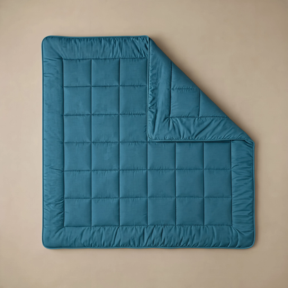 Zelesta Pure Uni Baumwolle Bettdecke - Federal Blue