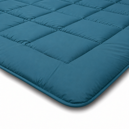 Zelesta Pure Uni Baumwolle Bettdecke - Federal Blue