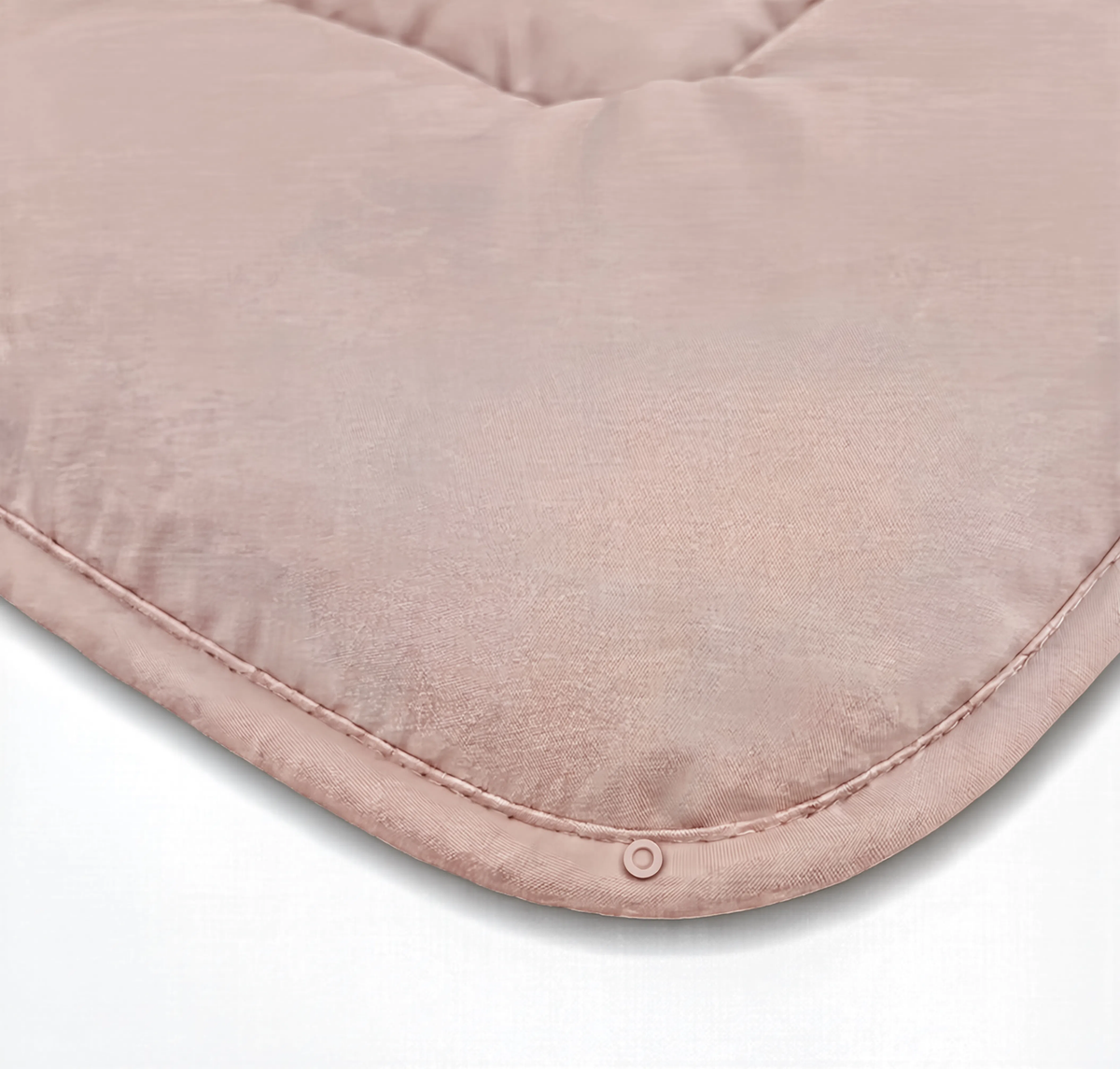 Zelesta Pure Uni 4-Jahreszeiten Nahtlose Baumwollbettdecke - Rosa