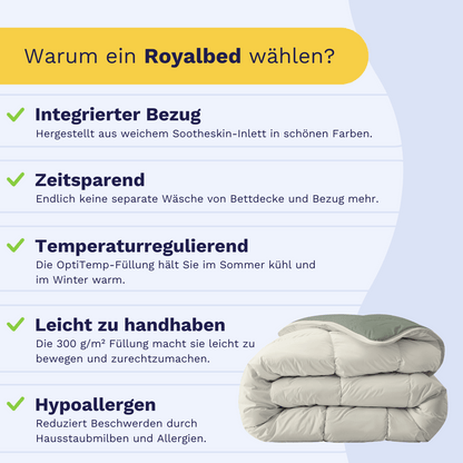 Zelesta Royalbed - Grün & Creme