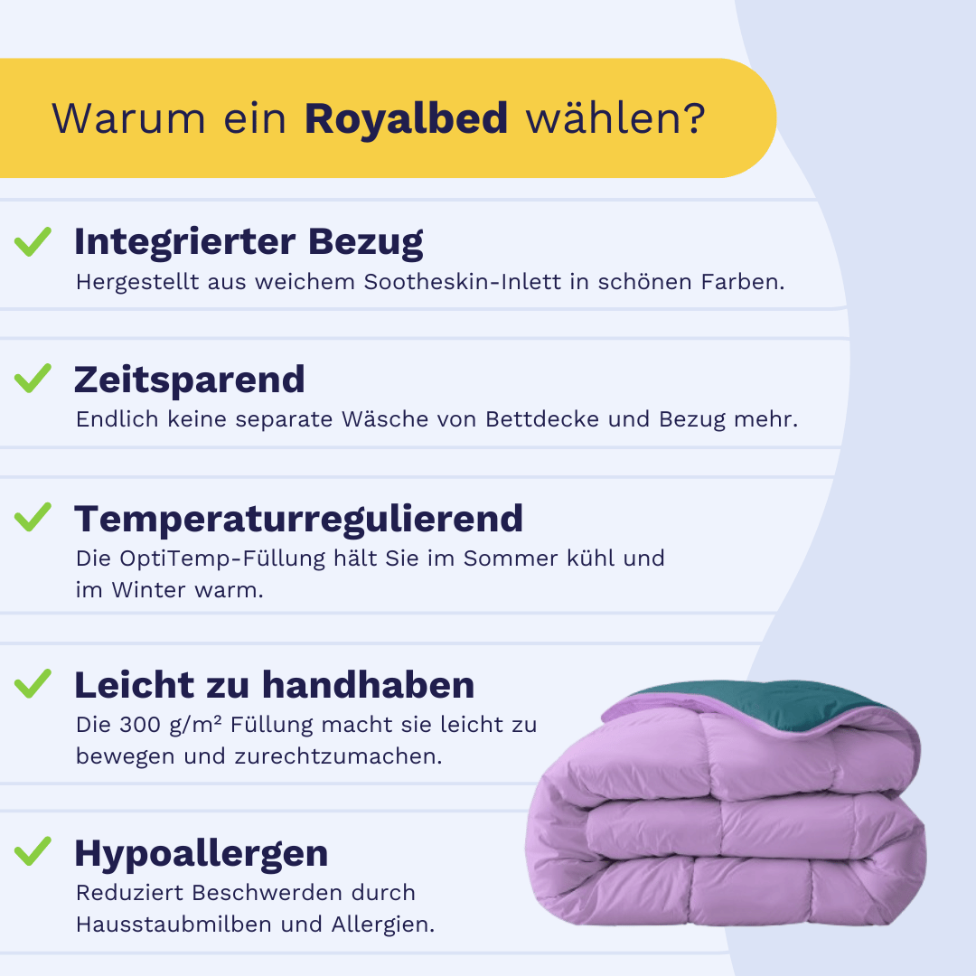 Zelesta Royalbed - Petrol & Lila