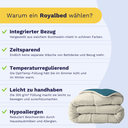 Zelesta Royalbed - Petrol & Sand Beach