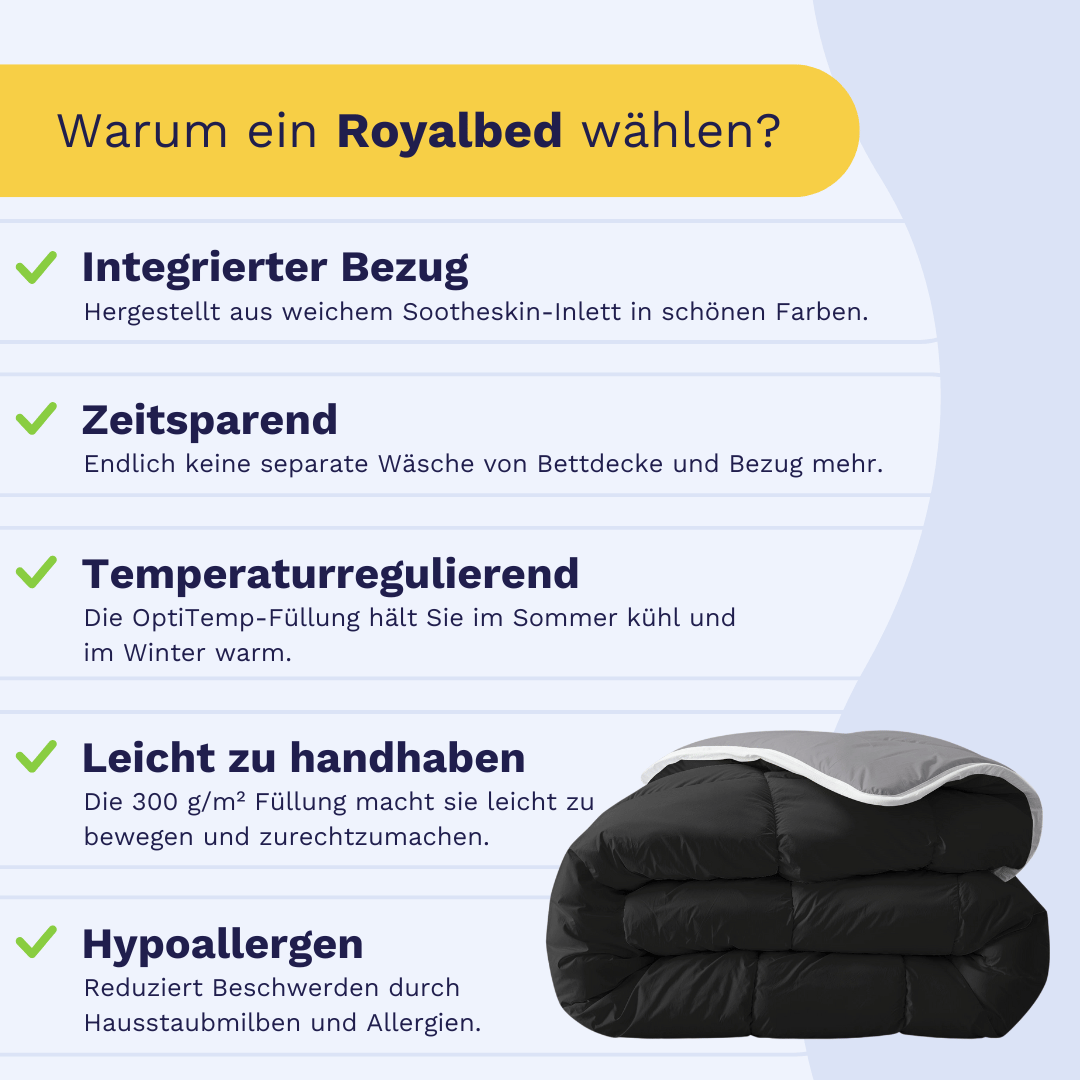 Zelesta Royalbed - Schwarz & Anthrazit