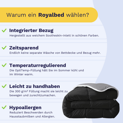Zelesta Royalbed - Schwarz & Anthrazit