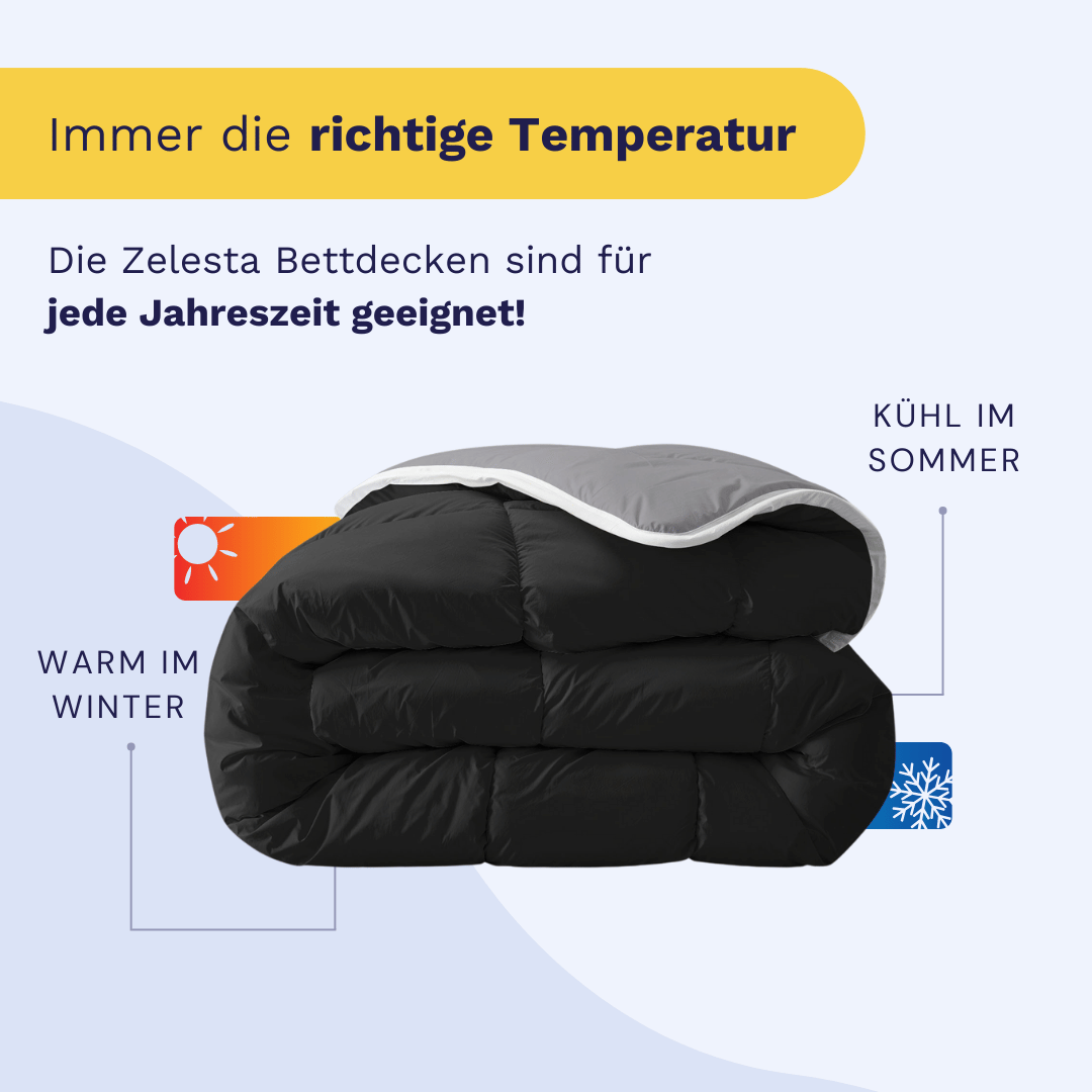 Zelesta Royalbed - Schwarz & Anthrazit
