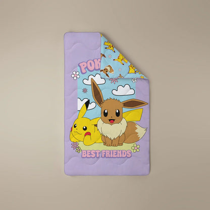 Kids Bettdecke - Pokémon - Pikachu & Eevee