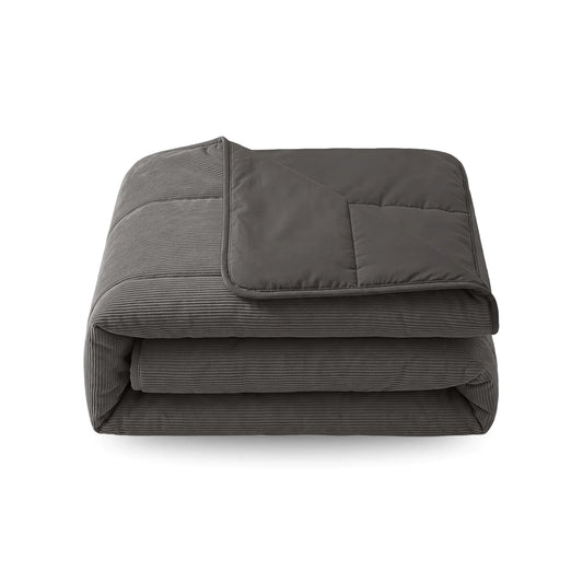 Zelesta Special Corduroy Cotton Bettdecke - Anthrazit