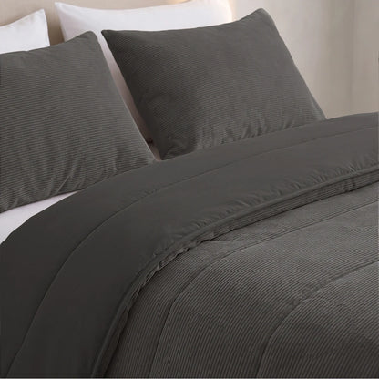 Zelesta Special Corduroy Cotton Bettdecke - Anthrazit