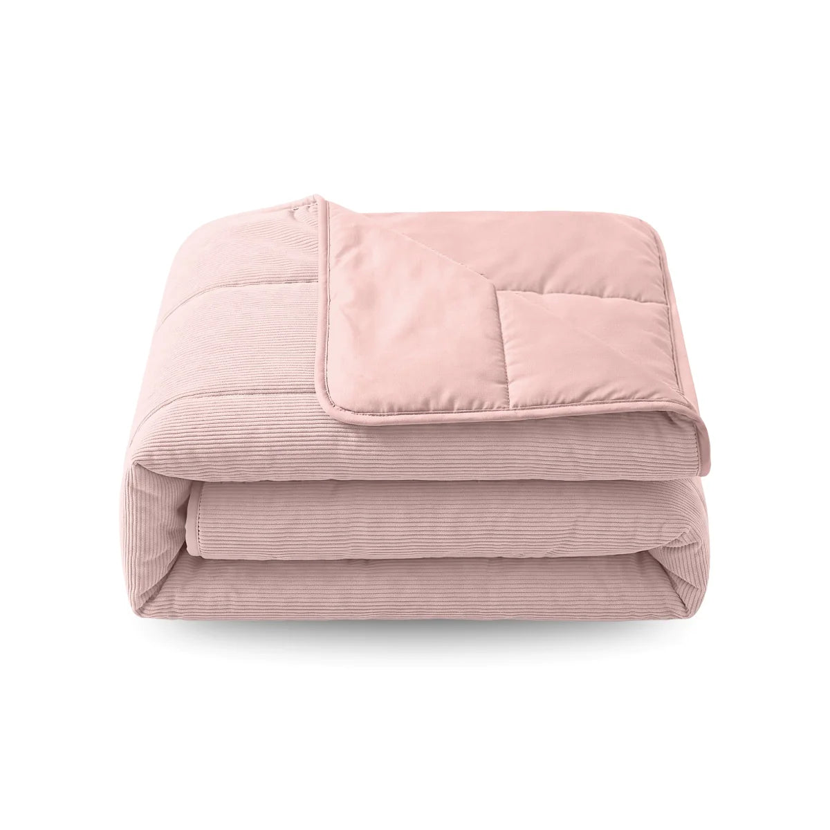 Zelesta Special Corduroy Cotton Bettdecke - Staubiges Rosa