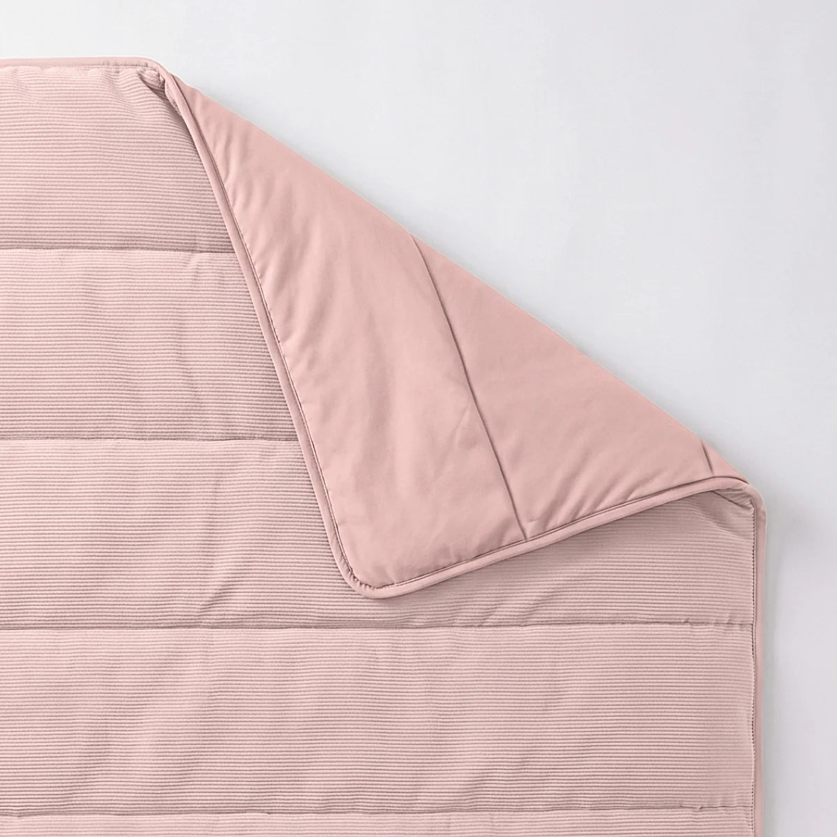 Zelesta Special Corduroy Cotton Bettdecke - Staubiges Rosa