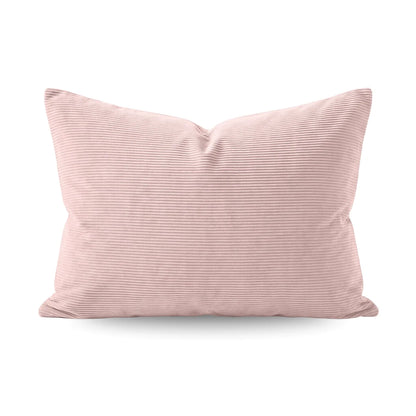 Zelesta Special Corduroy Cotton Kissenbezüge Set von 2 - Staubiges Rosa