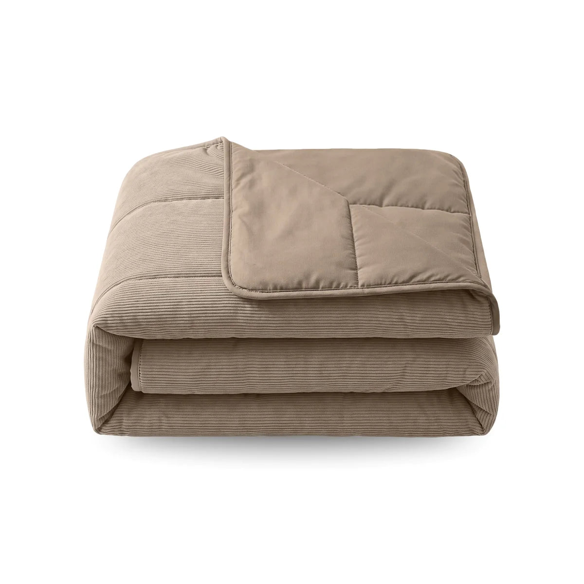 Zelesta Special Corduroy Cotton Bettdecke - Taupe