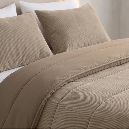 Zelesta Special Corduroy Cotton Bettdecke - Taupe