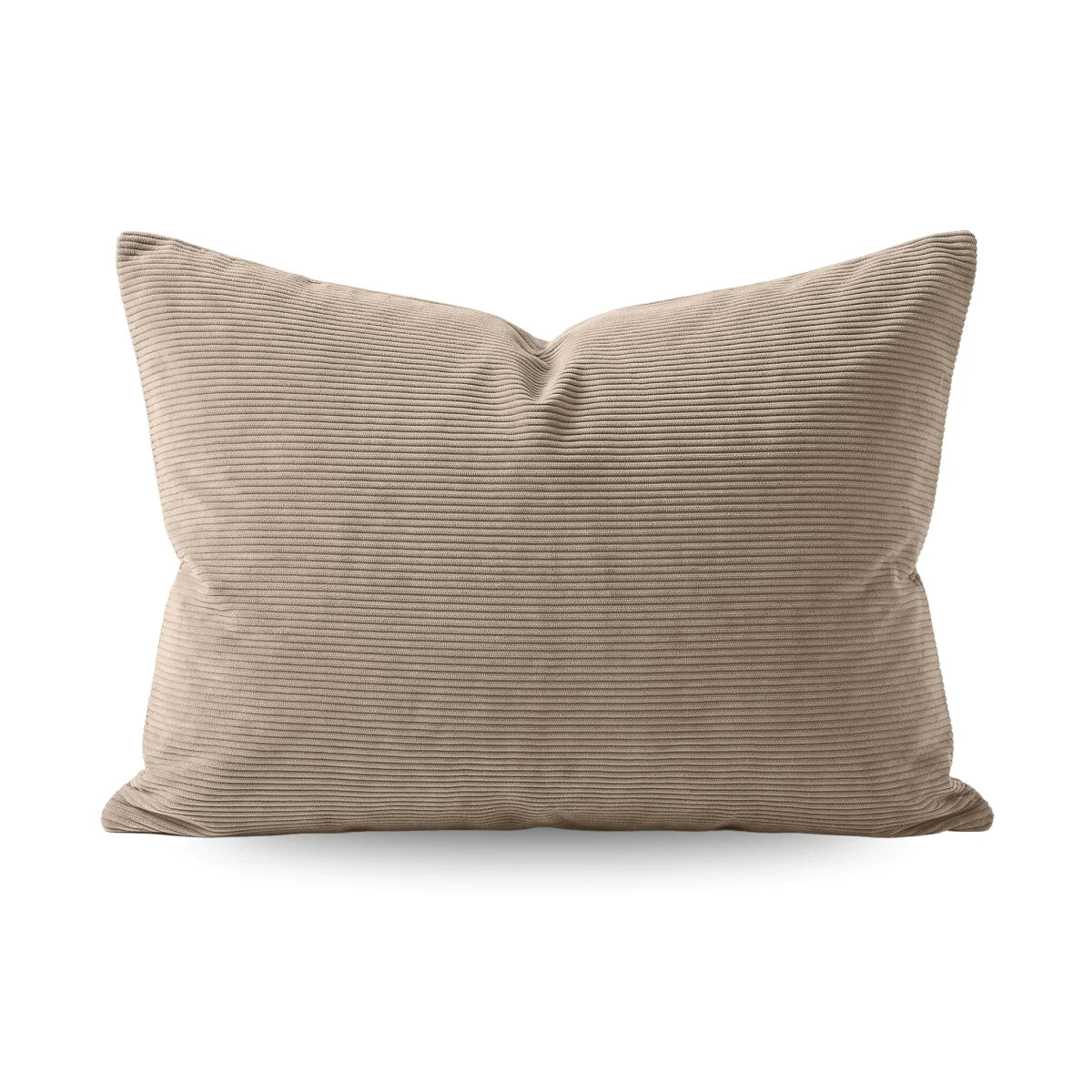 Zelesta Special Corduroy Cotton Kissenbezüge Set von 2 - Taupe