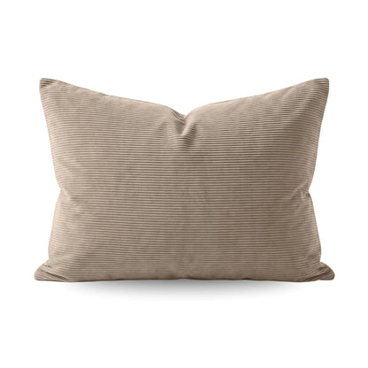Zelesta Special Corduroy Cotton Kissenbezüge Set von 2 - Taupe