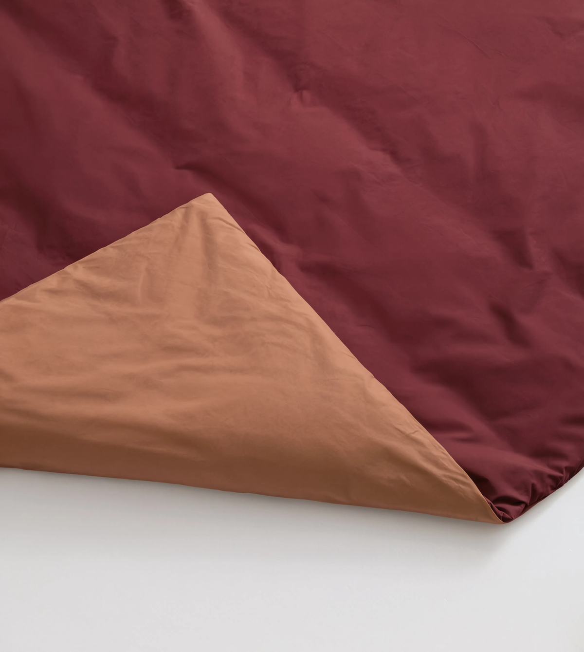 Zelesta Pure Duo No Stitch Baumwolle Bettdecke - Braun & Rot