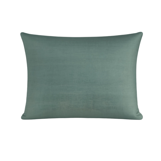 Zelesta Comfort Uni No Stitch Kissenbezüge Set von 2 - Seeschaumgrün