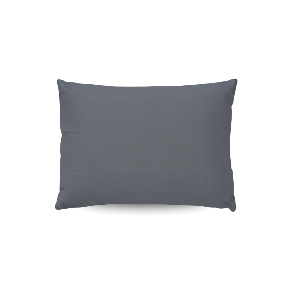 Das Zelesta Wonderbed Kissenbezüge Set von 2 in Stone Grey verfügt über rechteckige, dunkelgraue Kissenbezüge aus superweicher Mikrofaser, die vor einem weißen Hintergrund abgebildet sind.