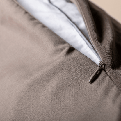 Stimmungsbild vom Zelesta Velvetbed Kissenbezüge Set von 2 - Taupe
