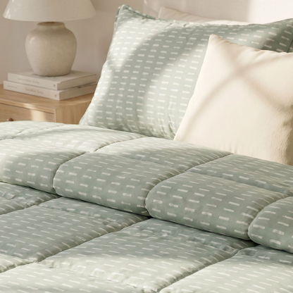 Zelesta Comfort Design Sommerbettdecke - Olive Stitches