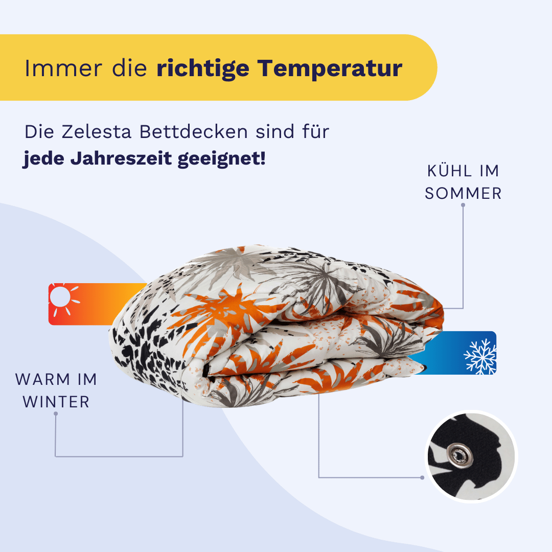 Zelesta Wonderbed 4 Seasons double - Jungle Vibe