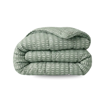 Zelesta Comfort Design Bettdecke - Olive Stitches
