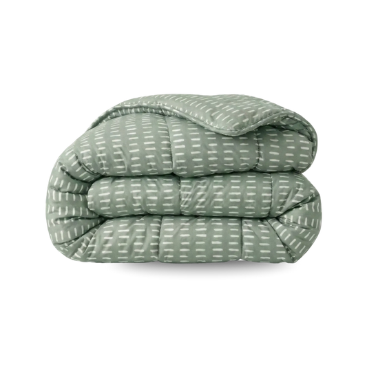Zelesta Comfort Design Bettdecke - Olive Stitches
