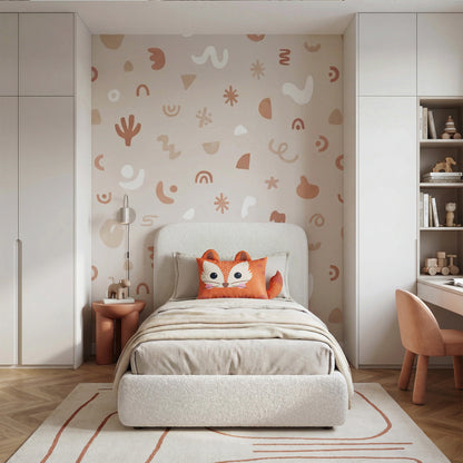 Kinderkissen Vinnie Fuchs - Orange/Beige