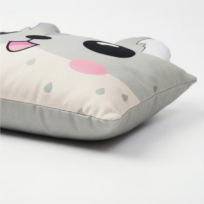 Kinderkissen Wimmy Waschbär - Grau