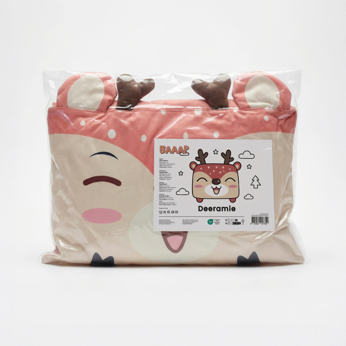 Kinderkissen Holley Kleines Reh - Braun/Beige