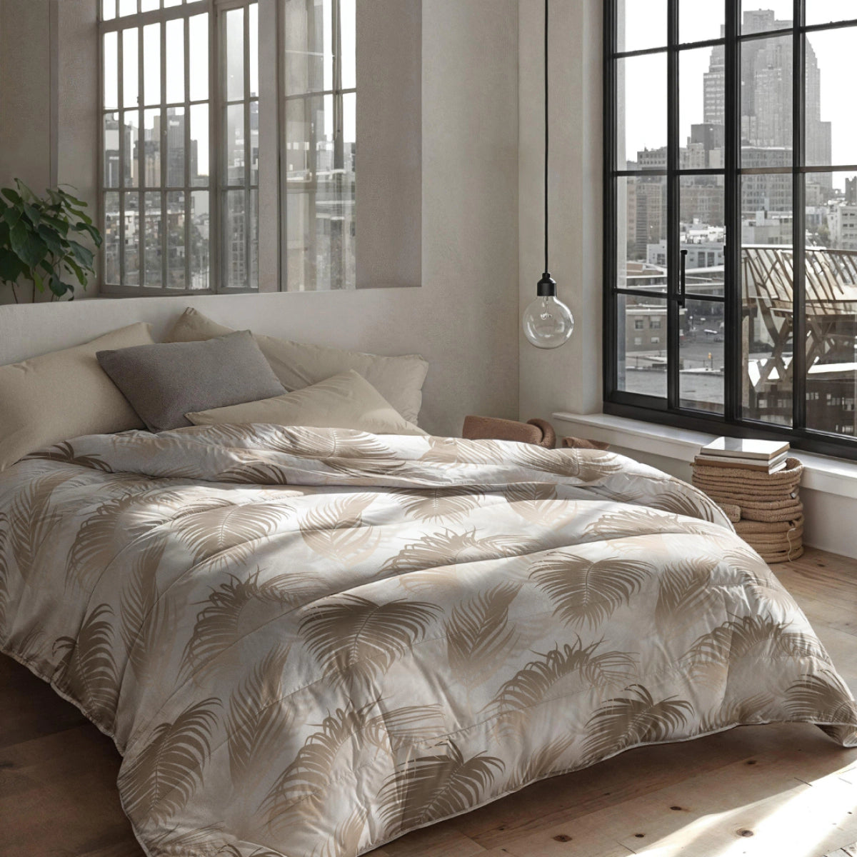 Zelesta Everyday Design Sommerbettdecke - Palm Leaves