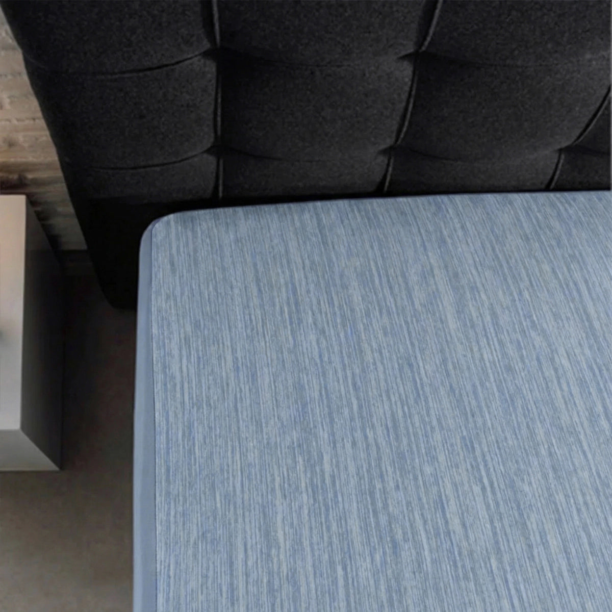 Zelesta Special Cooling Blend Spannbettlaken - Sanftes Blau