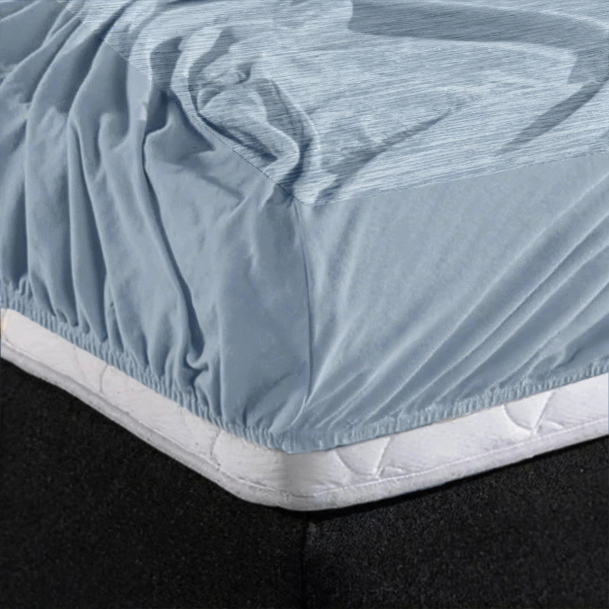 Zelesta Special Cooling Blend Spannbettlaken - Sanftes Blau