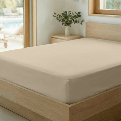 Zelesta Special Cooling Serene Spannbettlaken - Sand